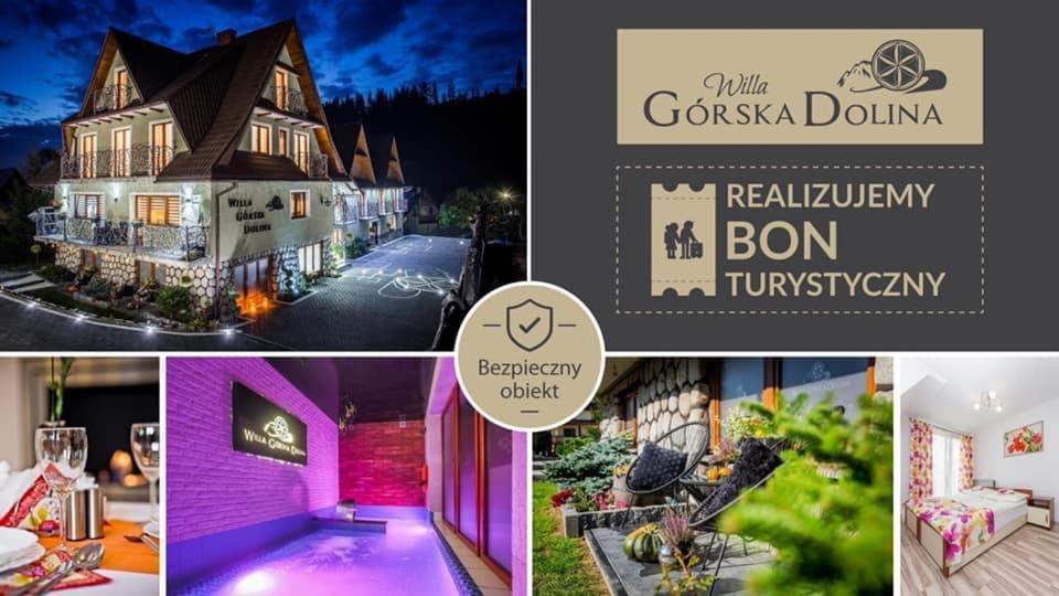 Willa Gorska Dolina Jacuzzi & Sauna ポロニン エクステリア 写真